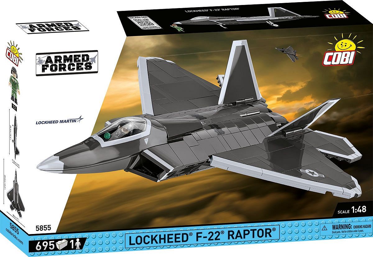 Lockheed F-22 Raptor (COBI-5855)  Samoloty  Cobi.eu